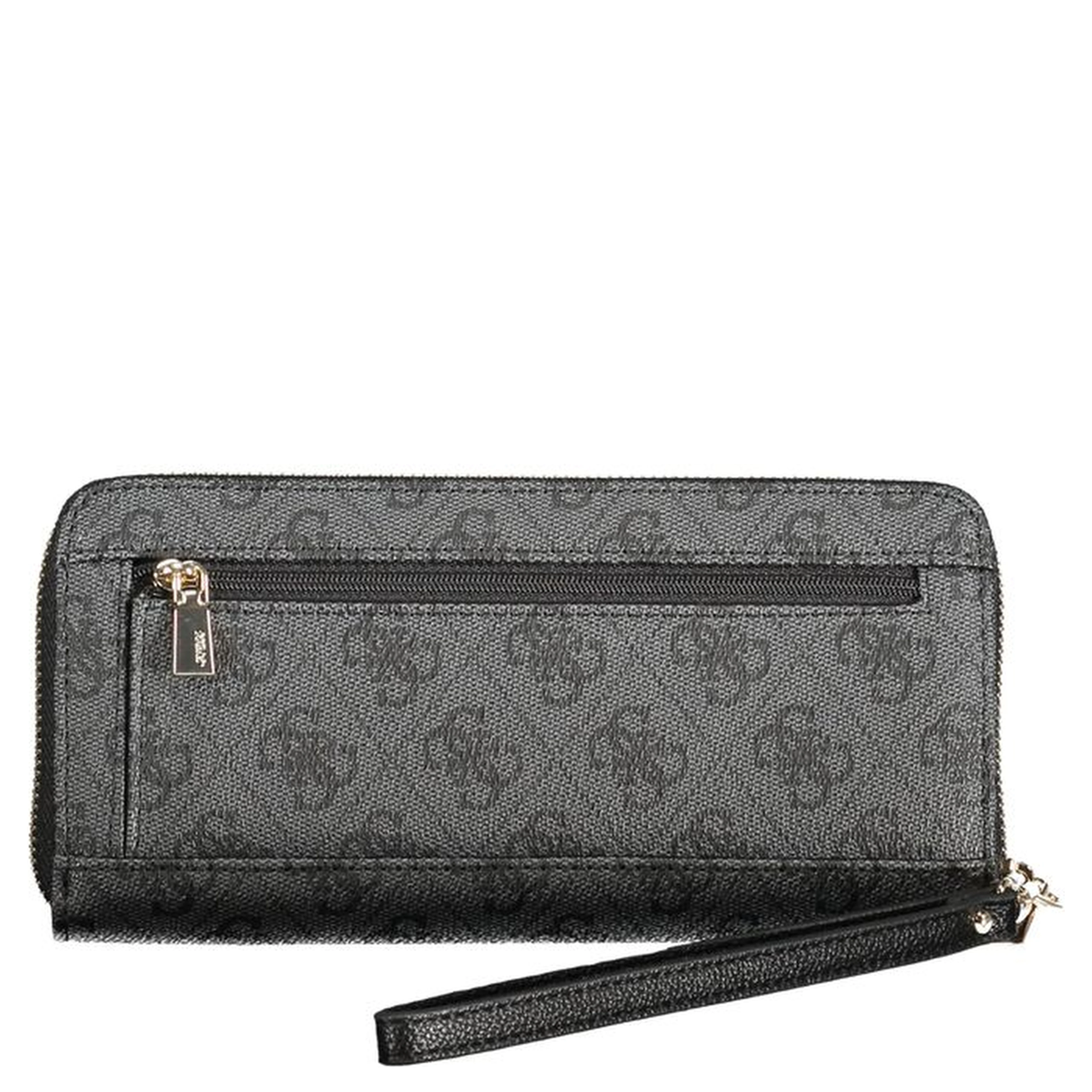 Black Polyurethane Women's Wallet
