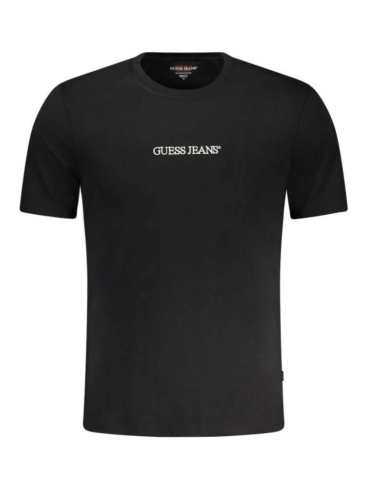 Black Cotton Men T-Shirt