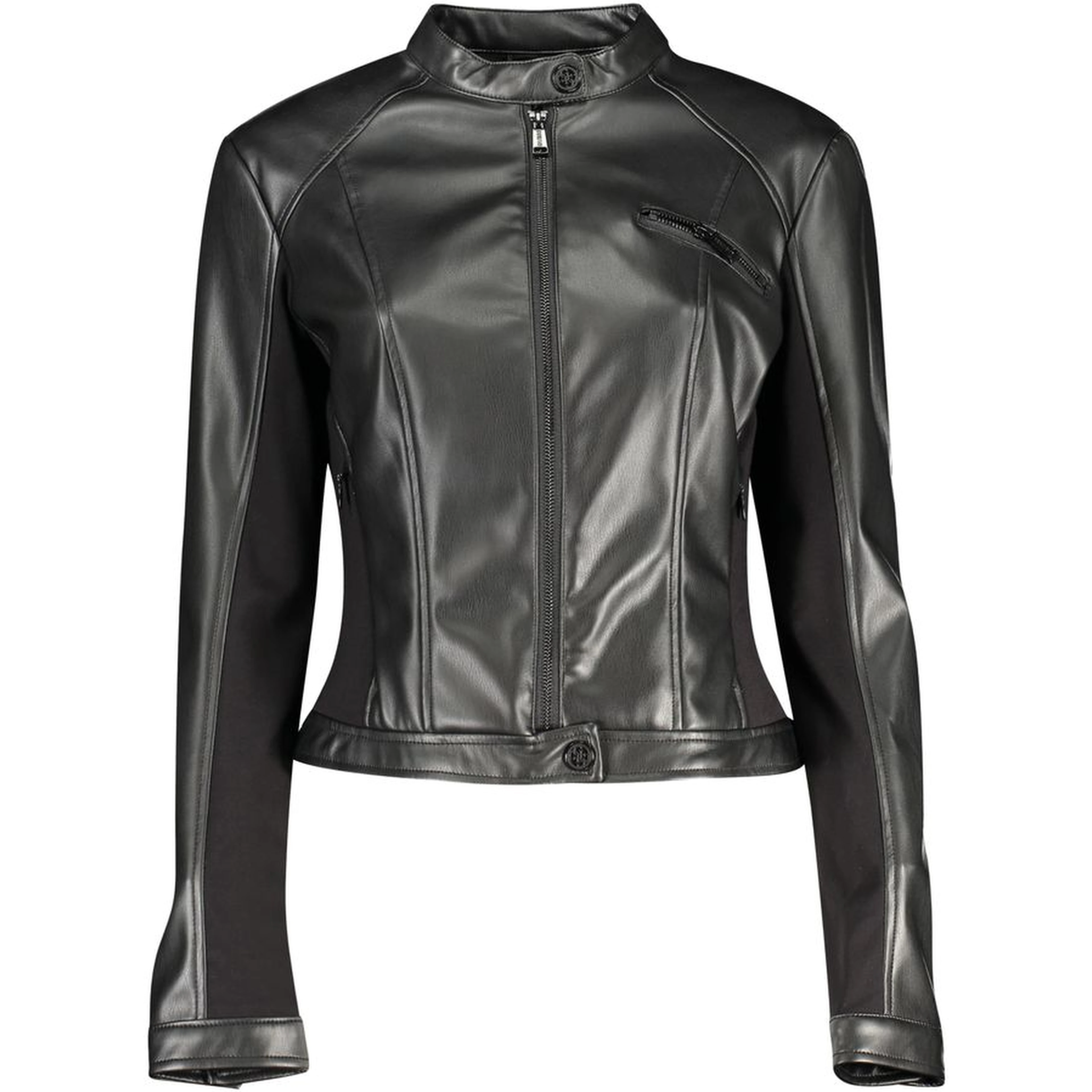 Black Polyurethane Women's Jacket