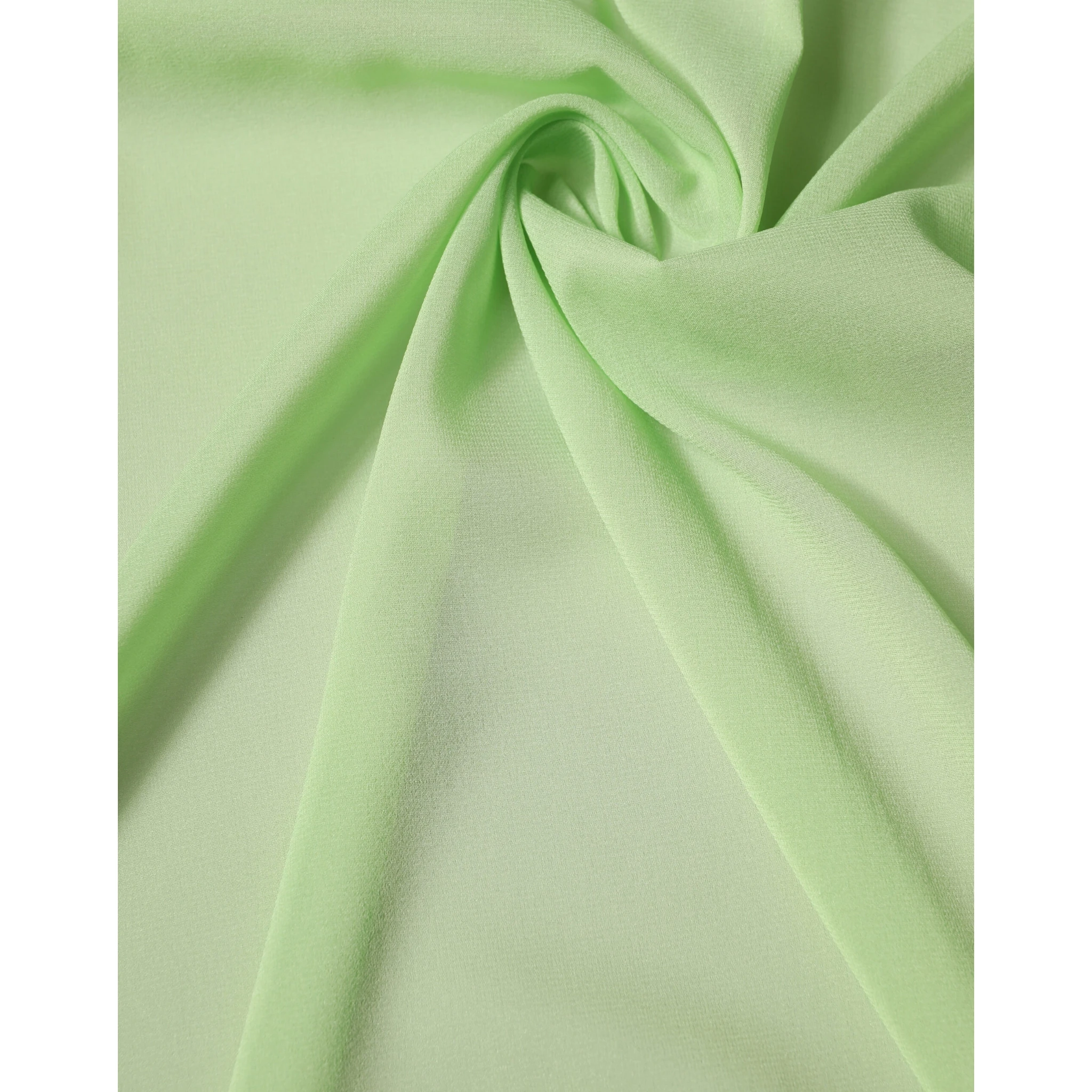 Light Green Silk Neck Wrap Shawl Stole 200cm x 64cm  Scarf