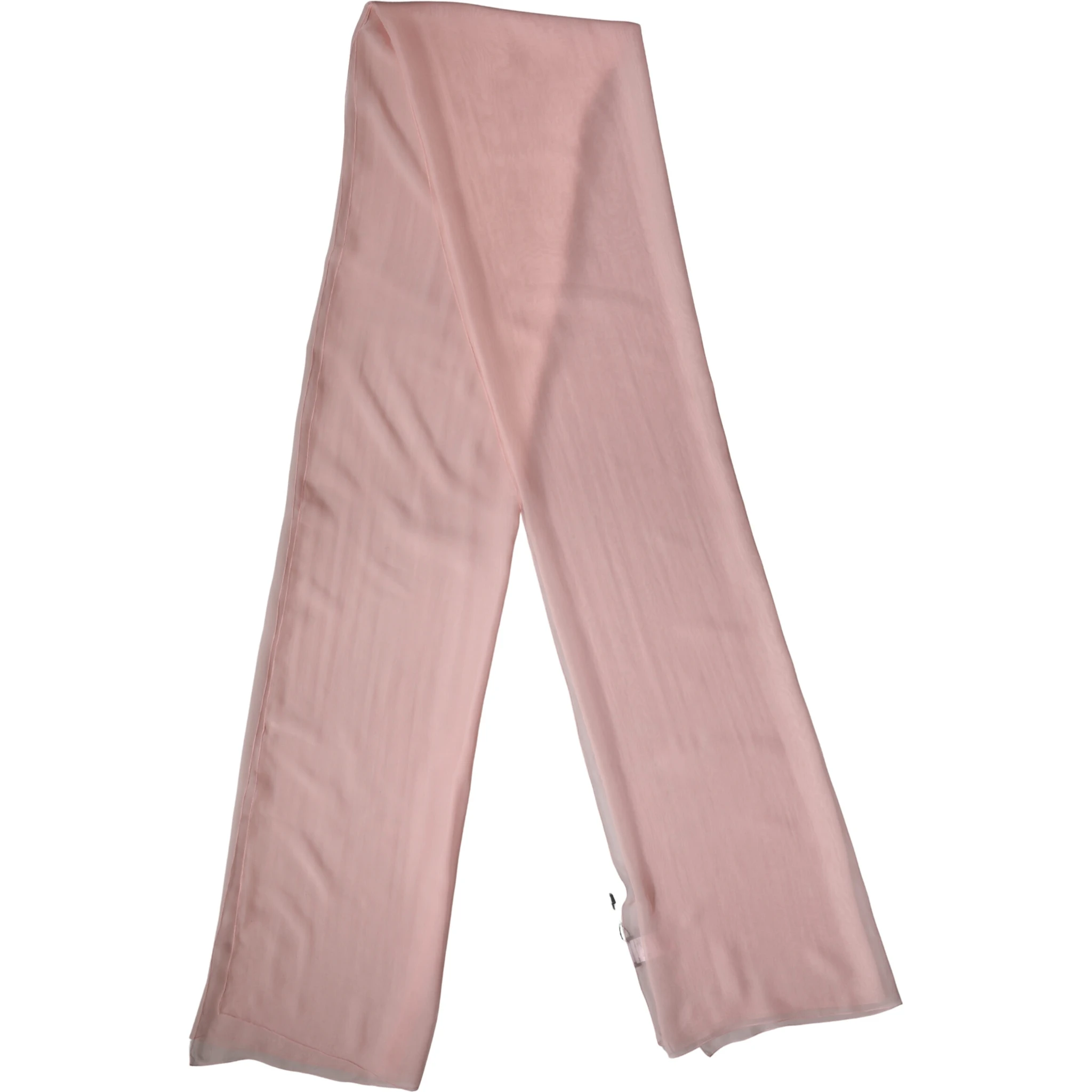 Light Pink Silk Neck Wrap Shawl Stole 272cm x 120cm Scarf