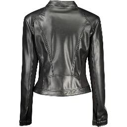 Black Polyurethane Women's Jacket