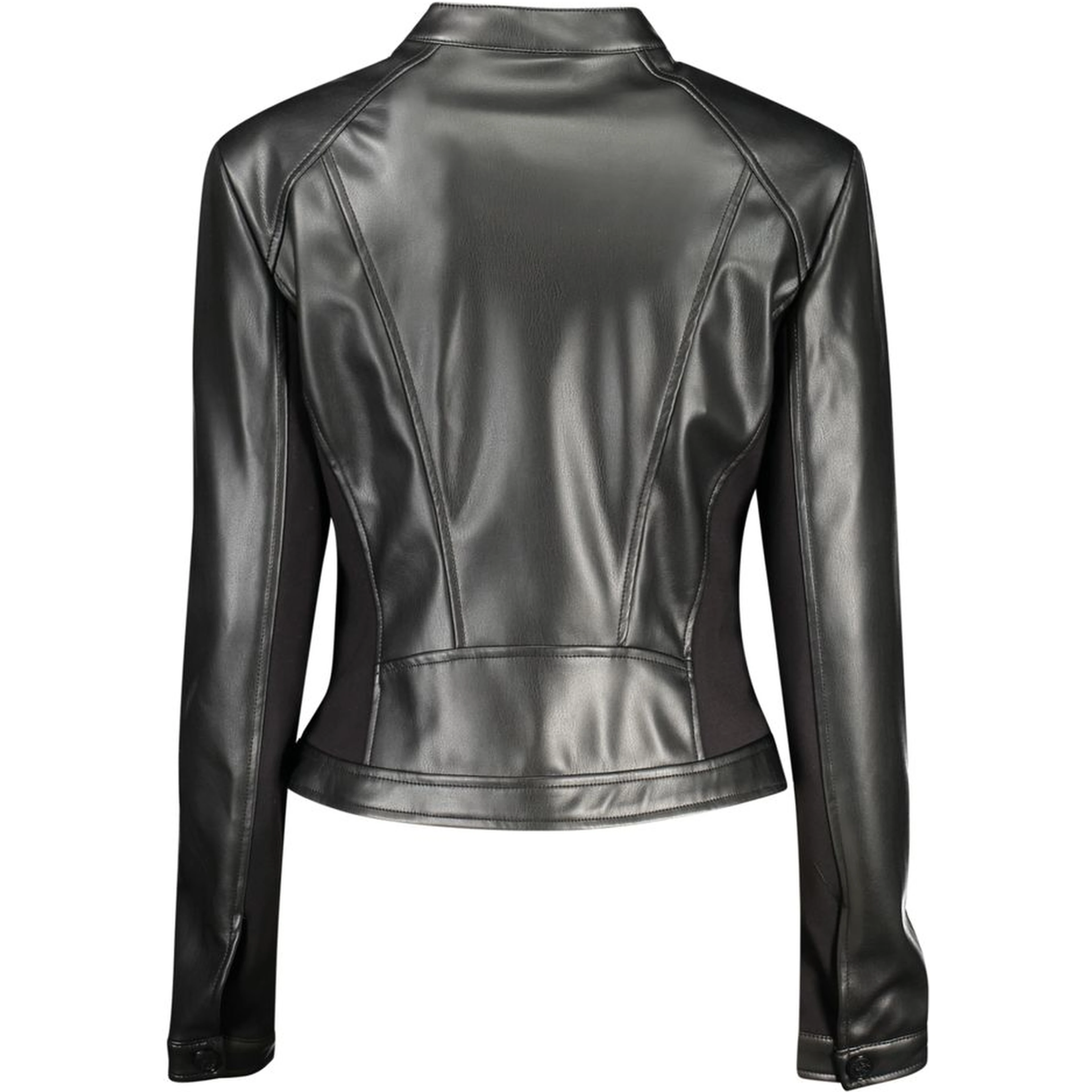 Black Polyurethane Women's Jacket
