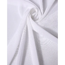 White Silk Neck Wrap Shawl Stole 200cm x 64cm  Scarf
