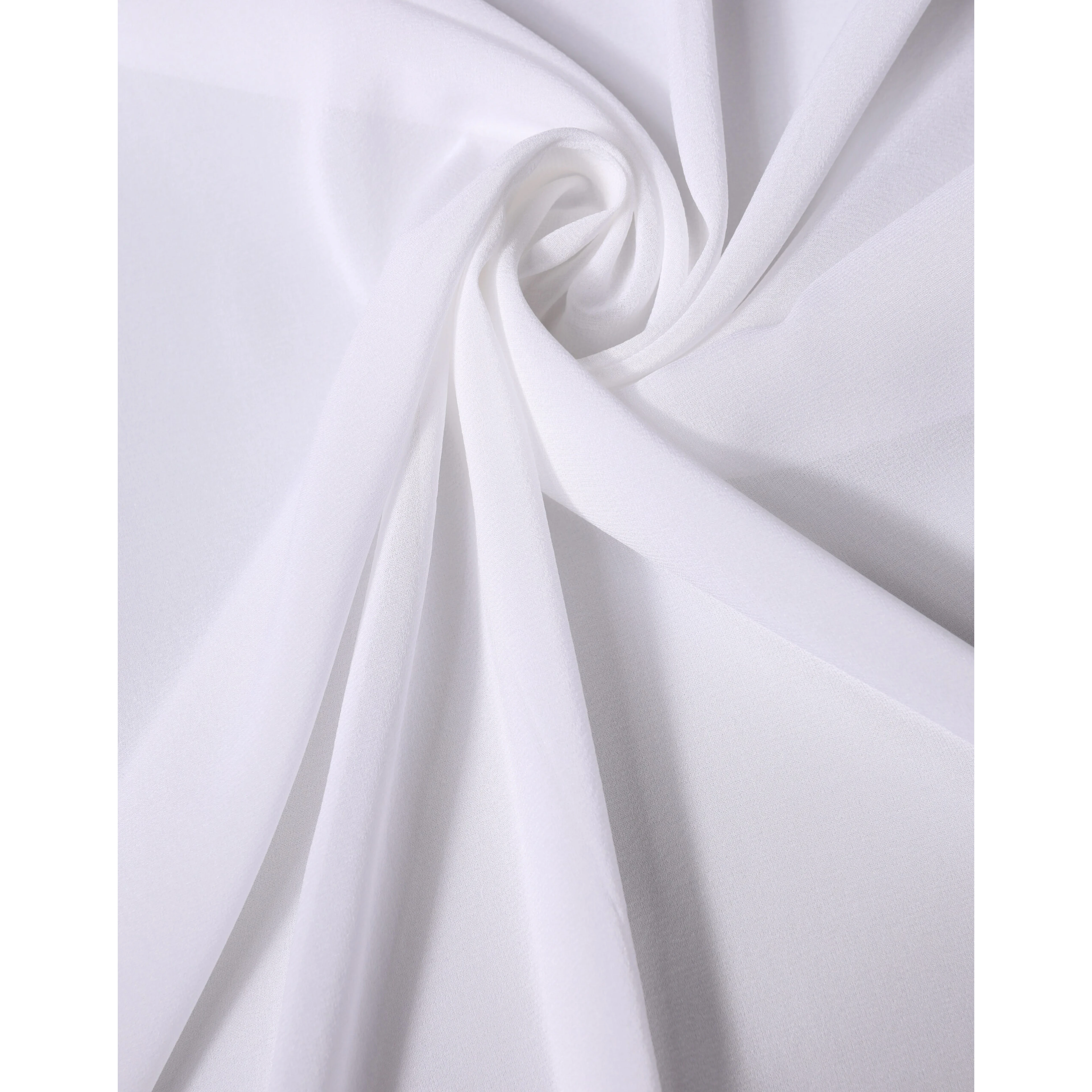 White Silk Neck Wrap Shawl Stole 200cm x 64cm  Scarf