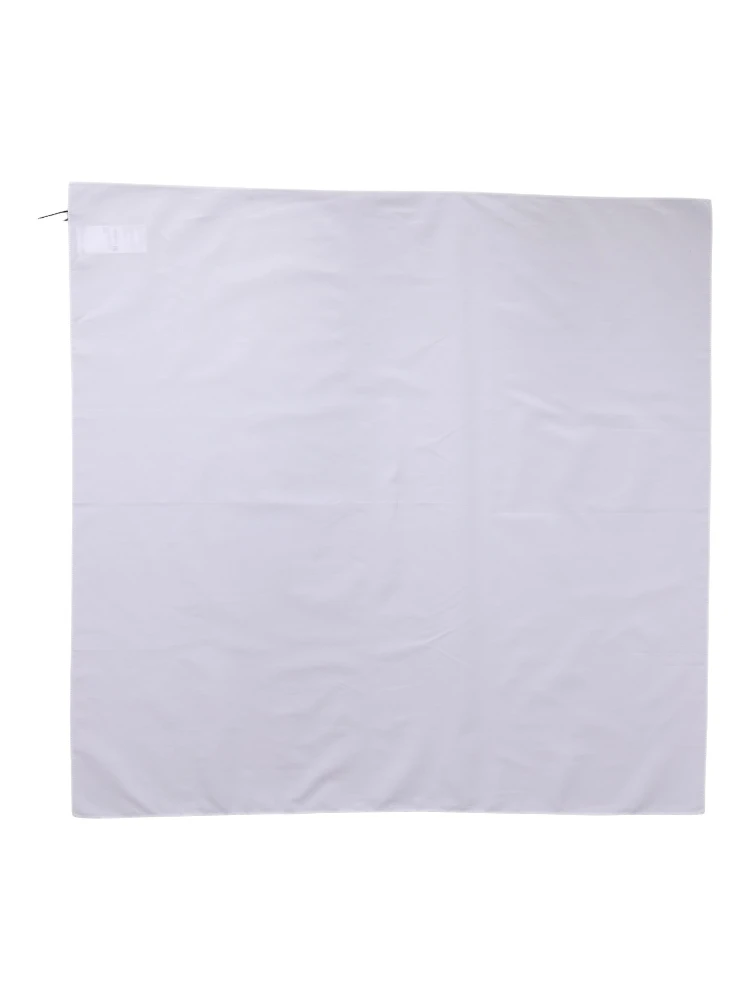 White Cotton Wrap Square Shawl Stole 71cm x 70cm  Scarf