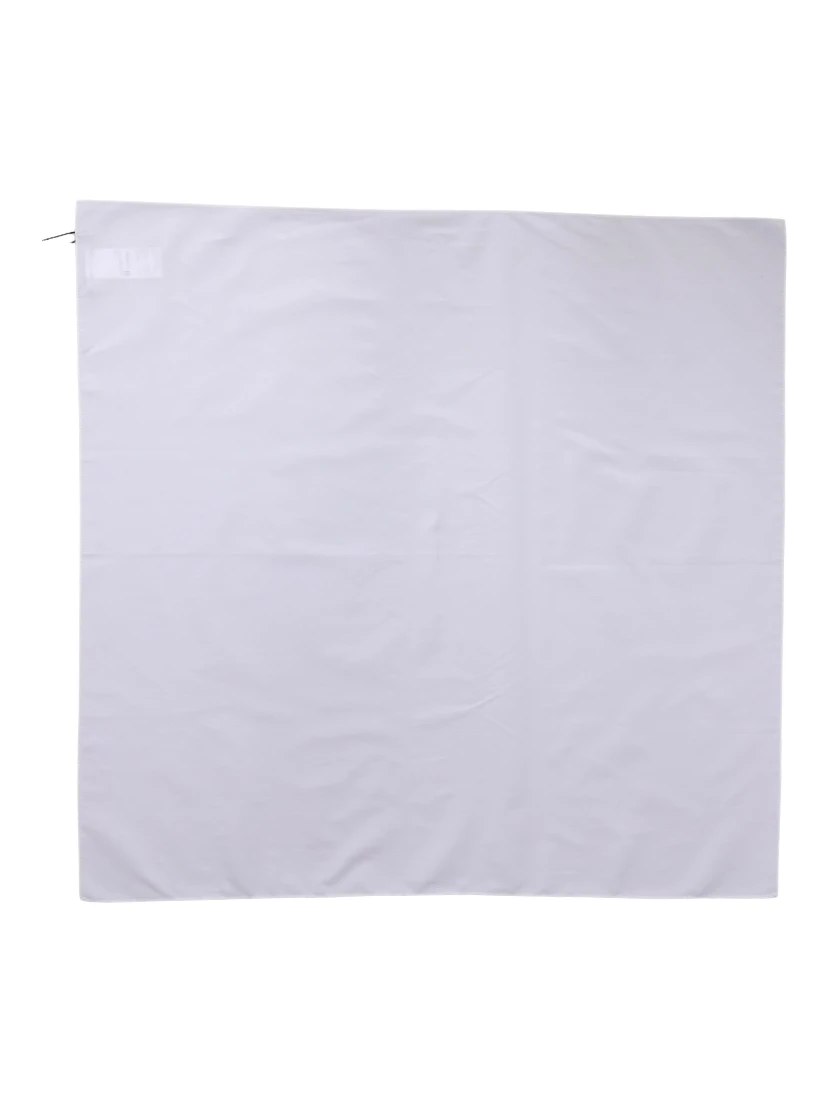 White Cotton Wrap Square Shawl Stole 71cm x 70cm  Scarf
