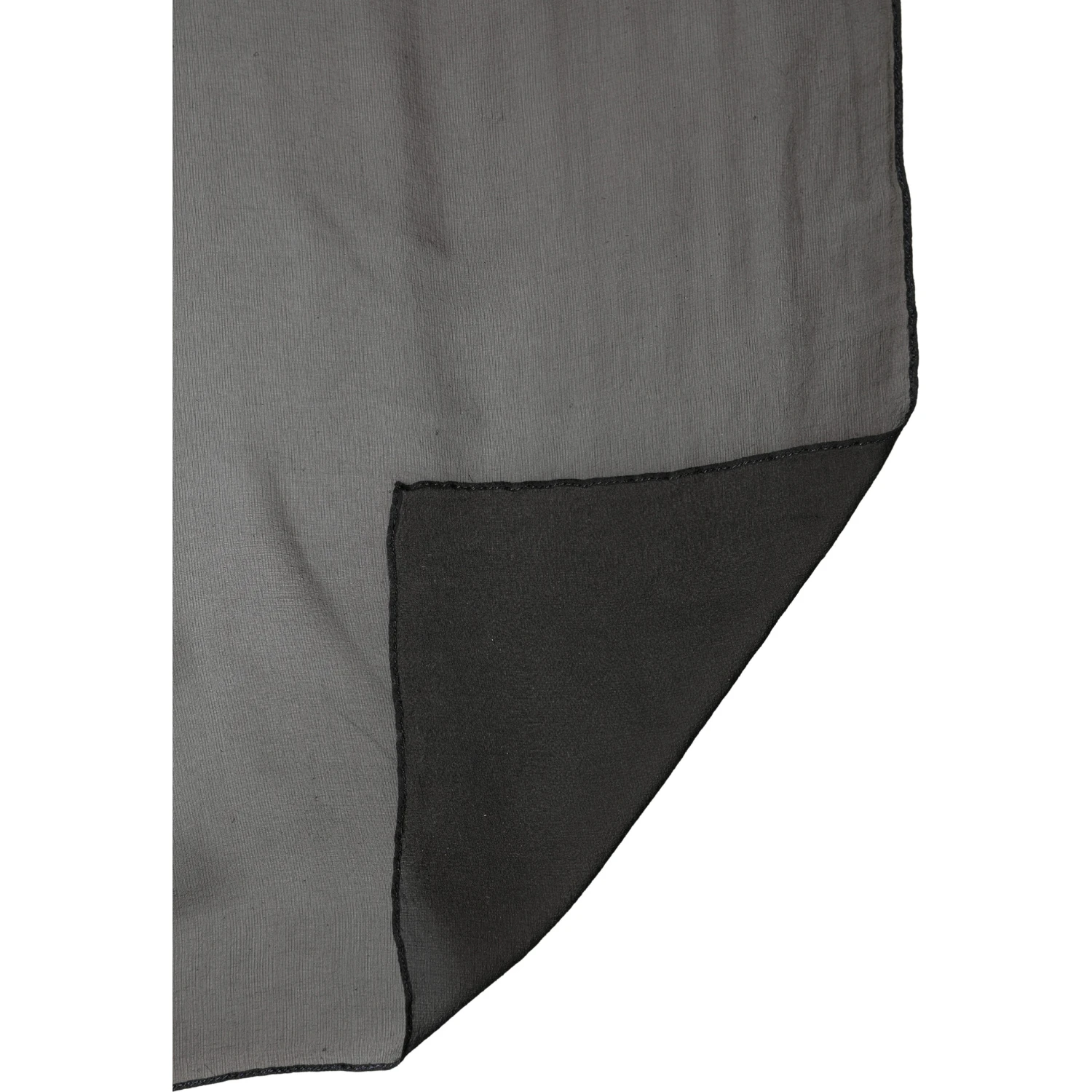 Black Silk Neck Wrap Shawl Stole 167cm x 126cm Scarf