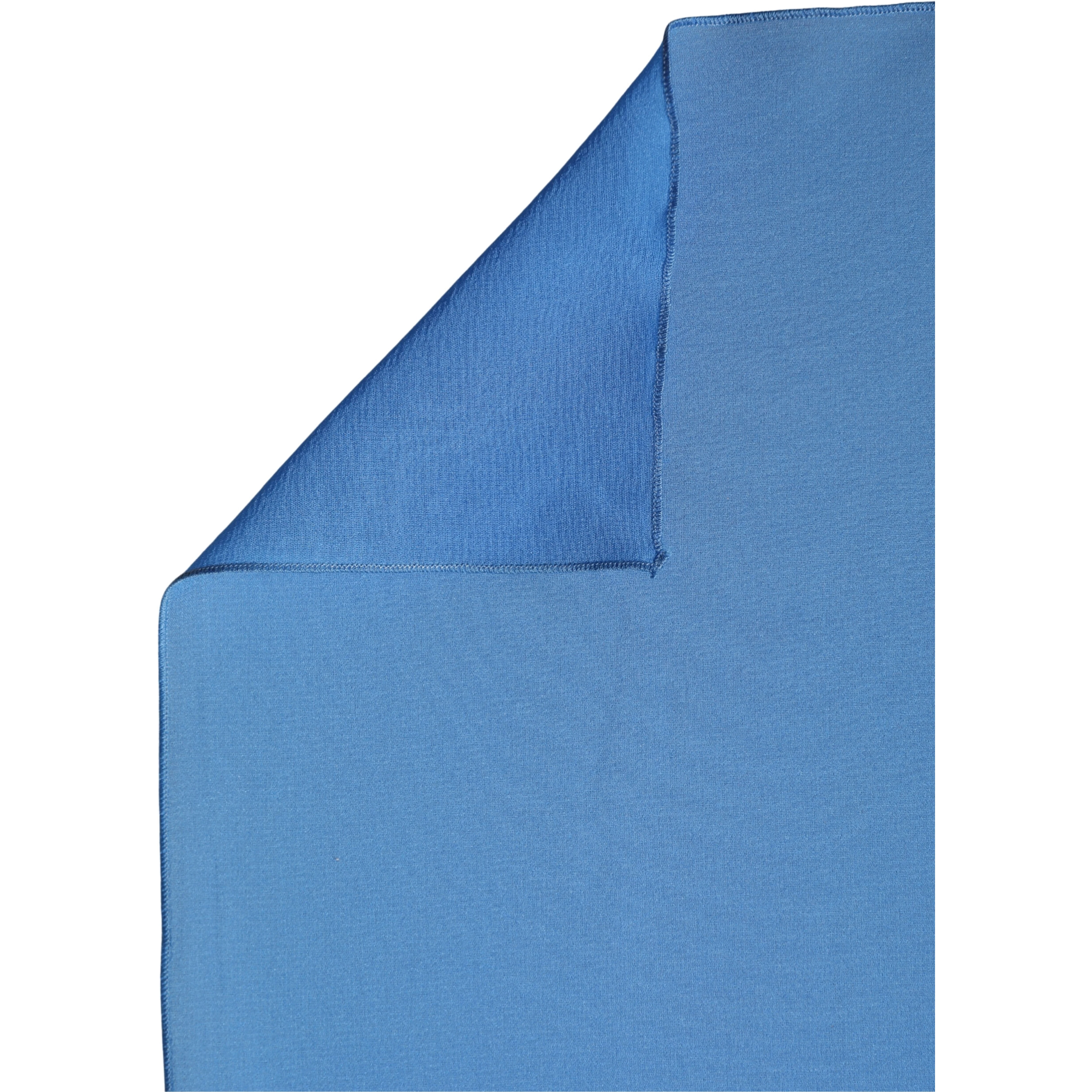 Blue Silk Neck Wrap Shawl Stole 200cm x 64cm Scarf