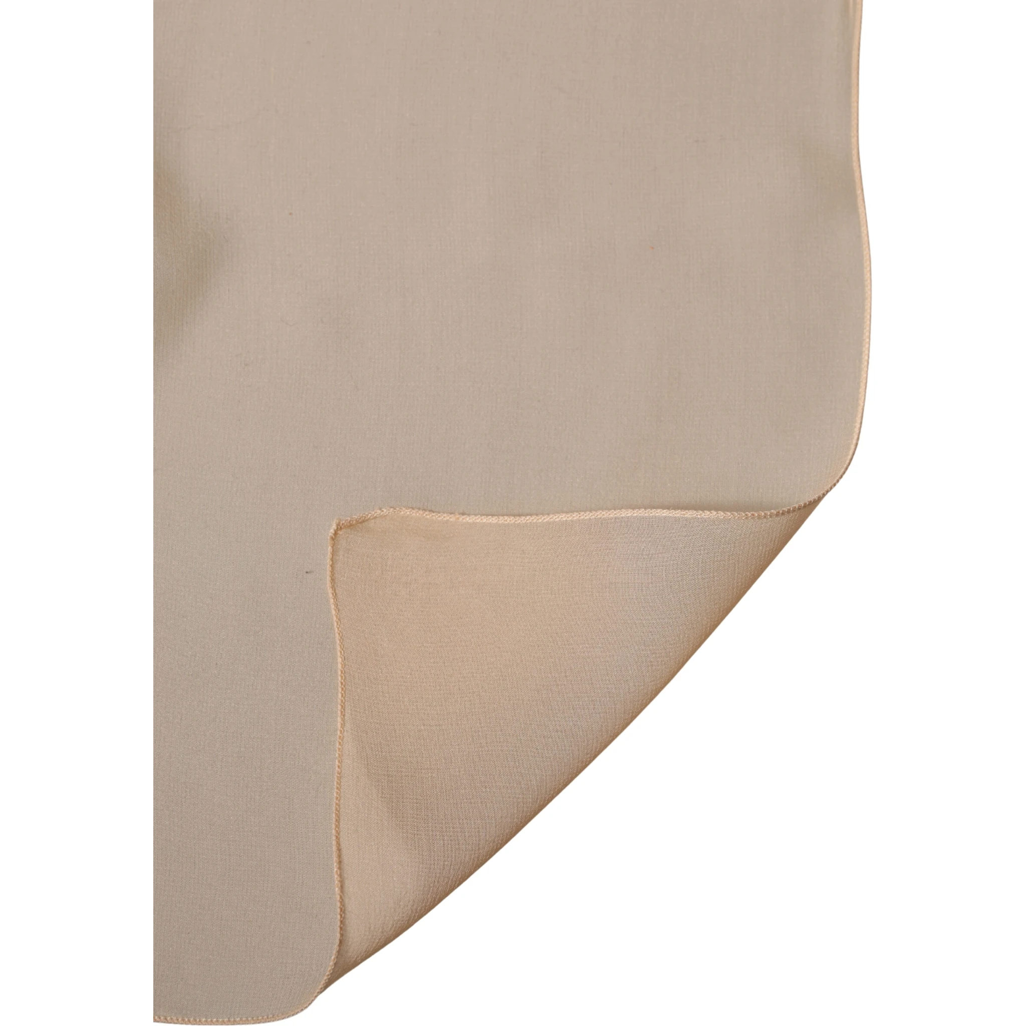 Beige Silk Neck Wrap Shawl Stole 272cm x 120cm Scarf