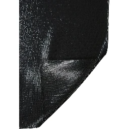 Black Silk Lurex Foulard Wrap Shawl 119cm x 117.5cm  Scarf