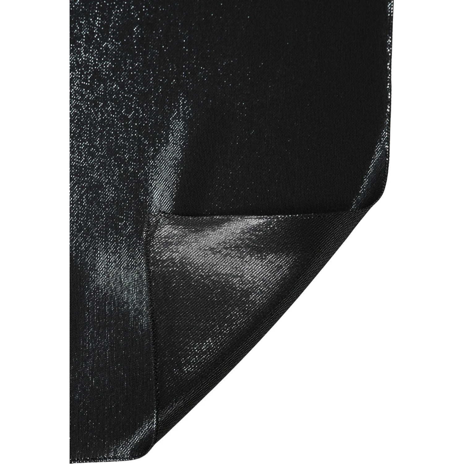 Black Silk Lurex Foulard Wrap Shawl 119cm x 117.5cm  Scarf