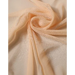 Beige Silk Neck Wrap Shawl Stole 272cm x 120cm Scarf