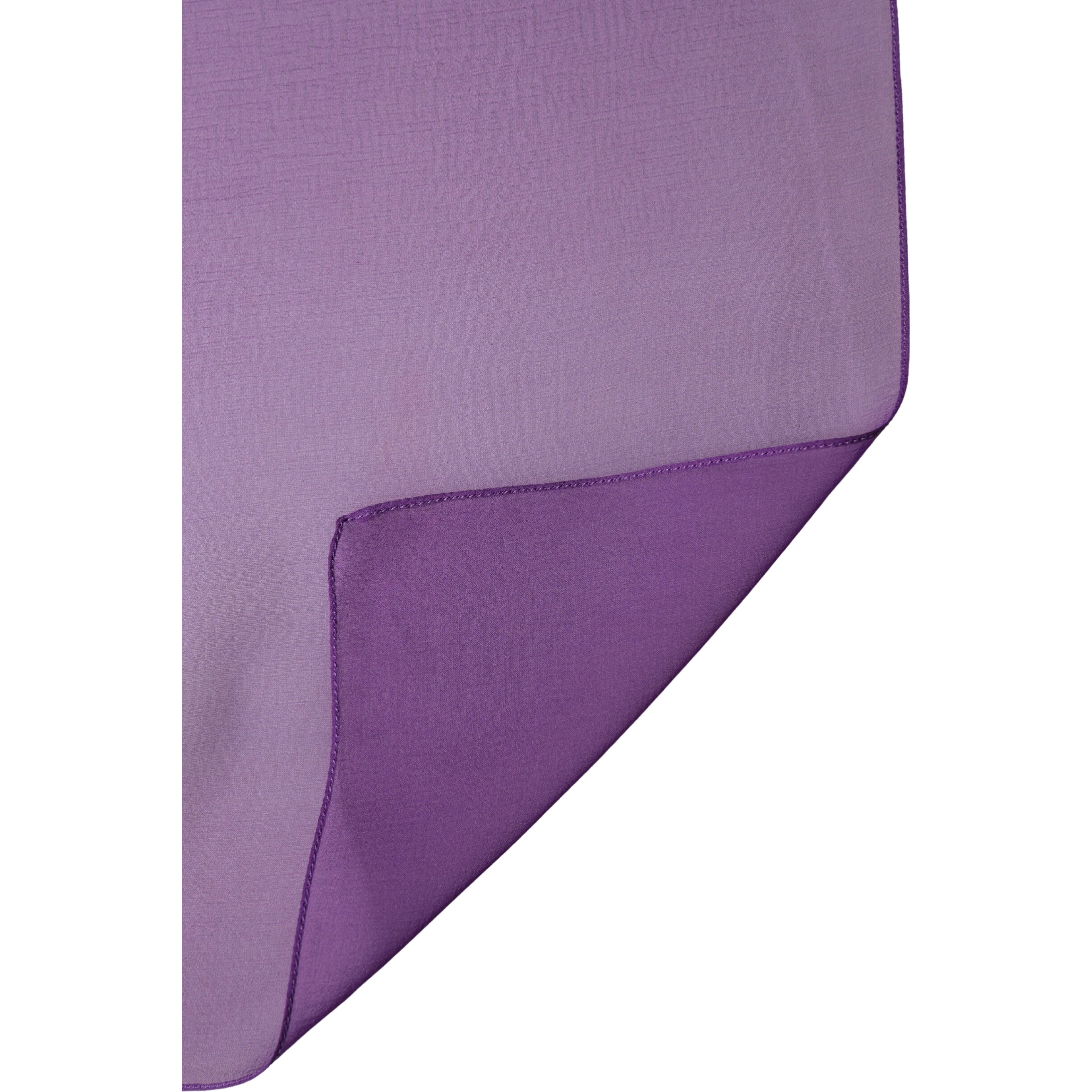 Purple Silk Neck Wrap Shawl Foulard 134cm x 131cm Scarf