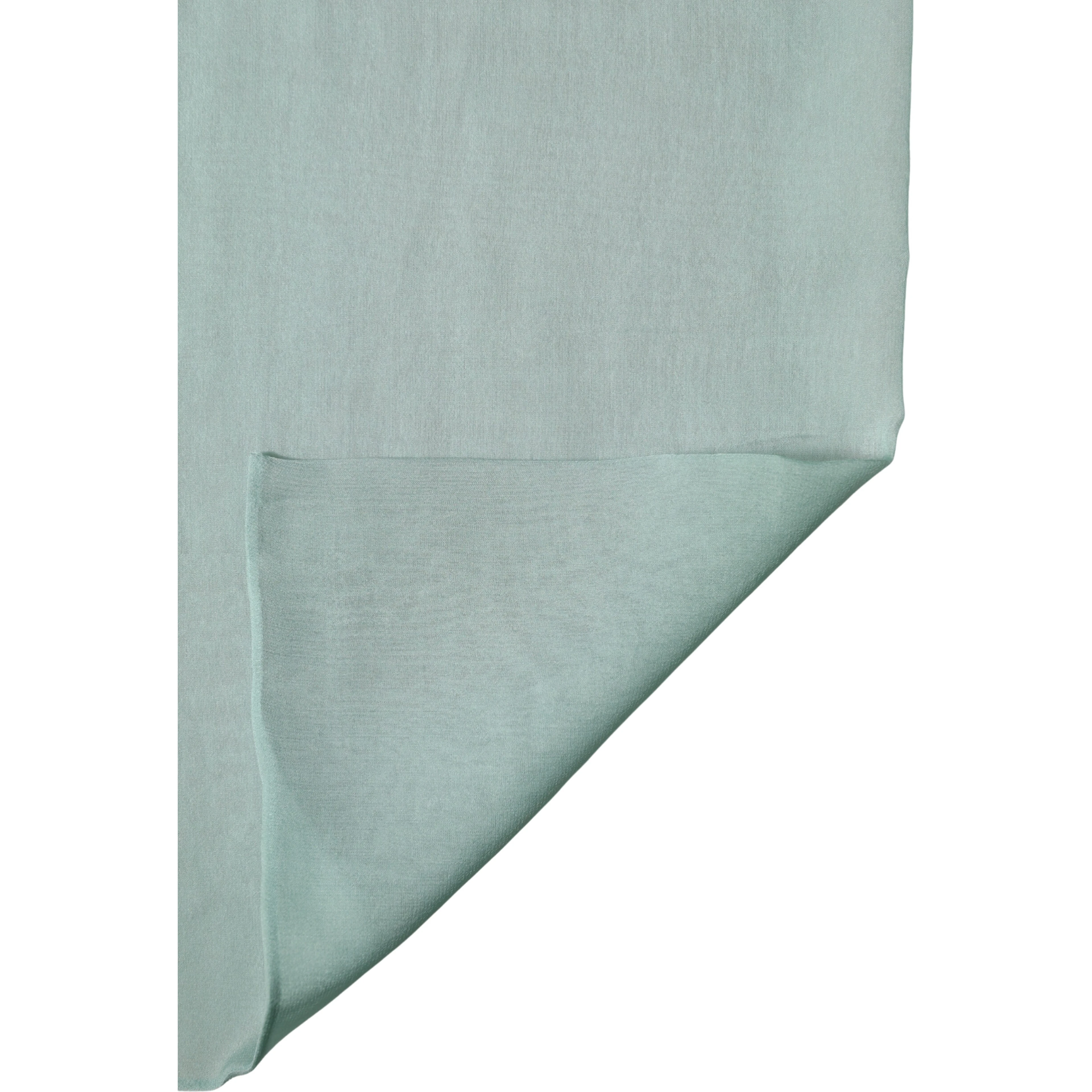 Teal Silk Sash Wrap Foulard Stole 292cm x 19cm Scarf