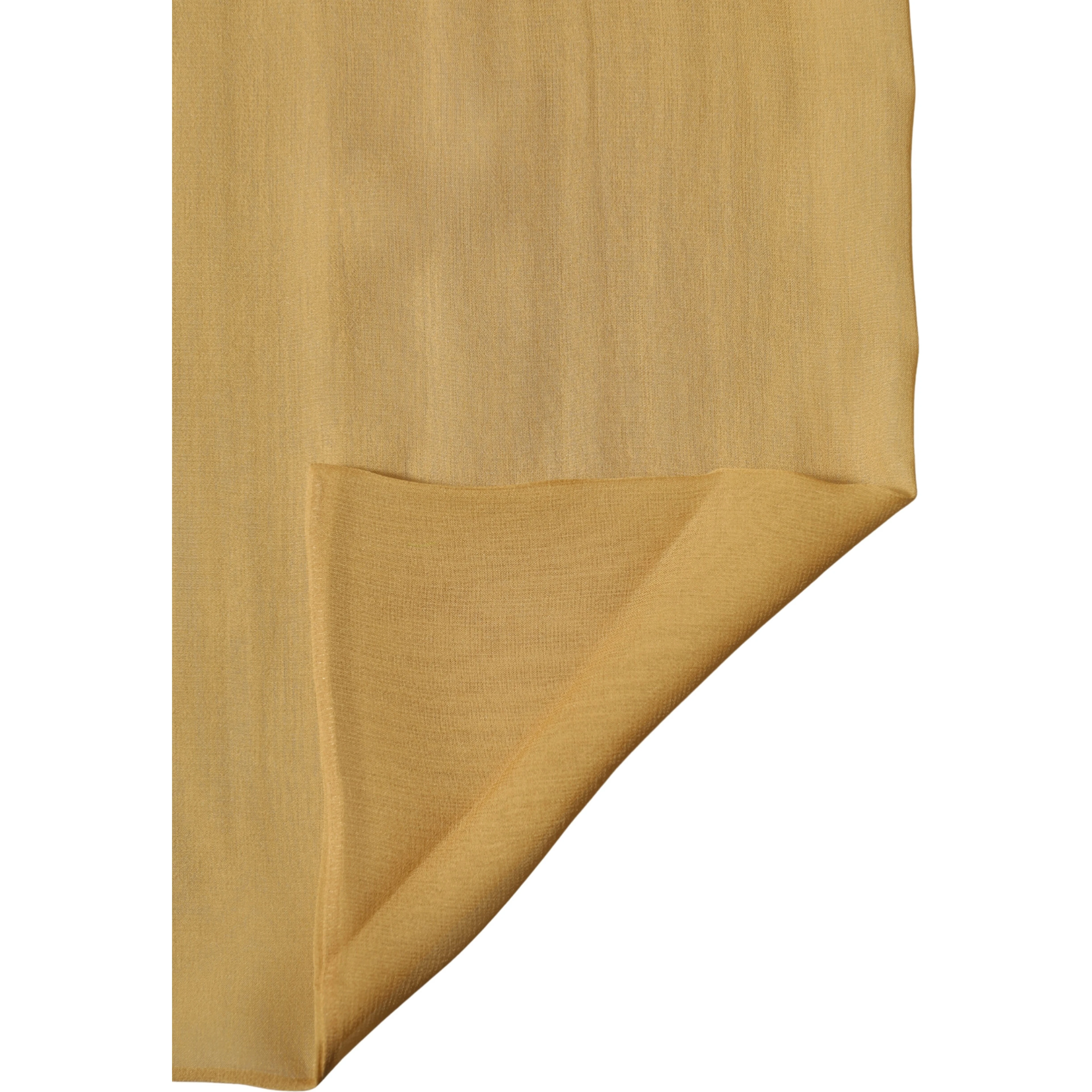 Brown Silk Sash Wrap Foulard Stole 293.5cm x 19.5cm Scarf