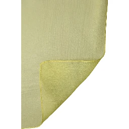 Yellow Silk Neck Wrap Shawl Foulard 120cm x 117cm Scarf