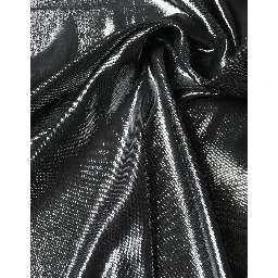 Black Silk Lurex Foulard Wrap Shawl 119cm x 117.5cm  Scarf