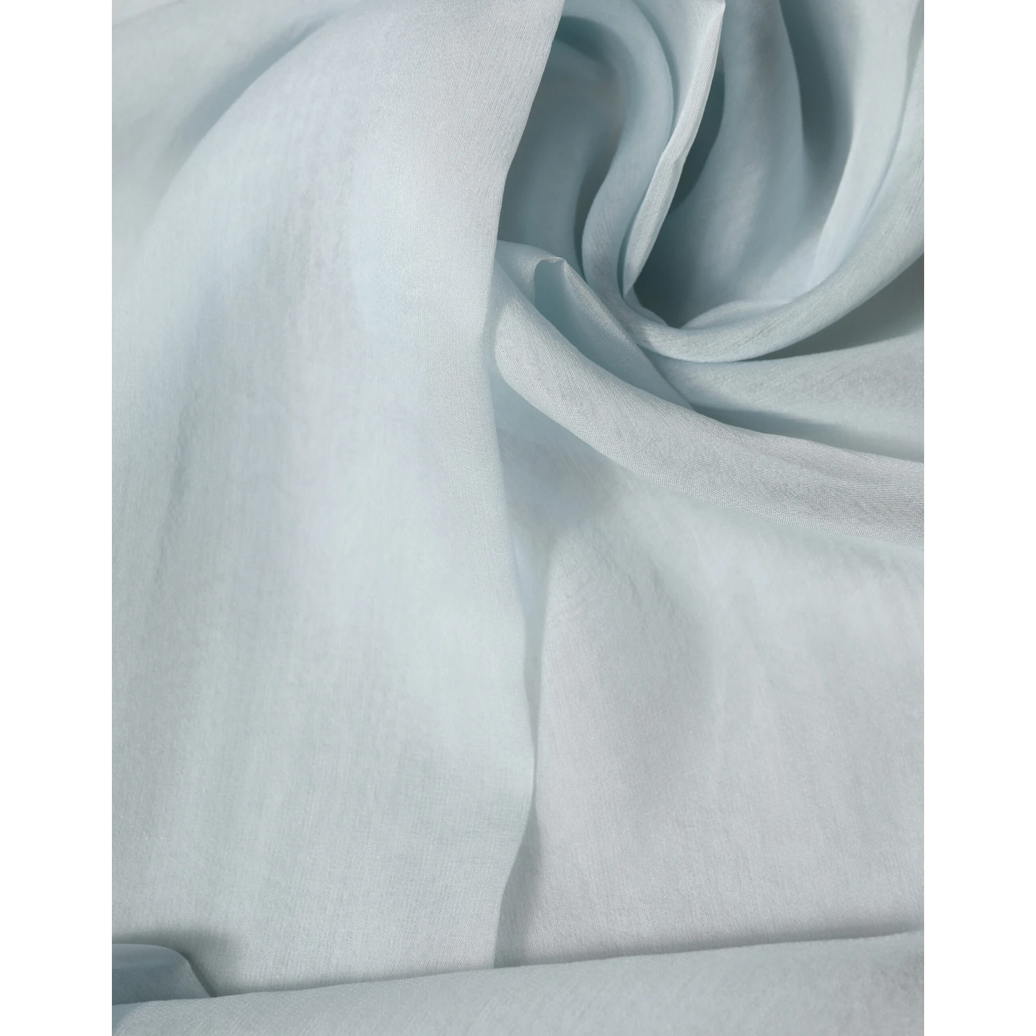 Light Blue Silk Sash Wrap Foulard 294.5cm x 19cm Scarf