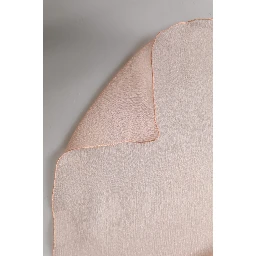 Peach Silk Square Foulard Neck Wrap 64.5cm x 62.5cm Scarf