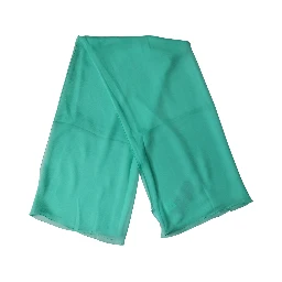 Light Green Silk Neck Wrap Foulard 131cm x 126.5cm Scarf