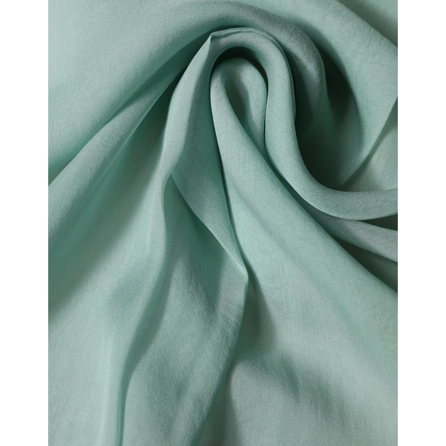 Teal Silk Sash Wrap Foulard Stole 292cm x 19cm Scarf