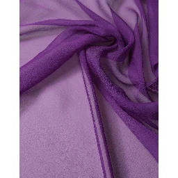 Purple Silk Neck Wrap Shawl Foulard 134cm x 131cm  Scarf