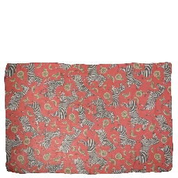 Red Zebra Print Silk Wrap Shawl Stole 200cm x 132cm Scarf