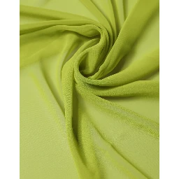 Yellow Green Neck Wrap Shawl Foulard 131cm x 99.5cm Scarf