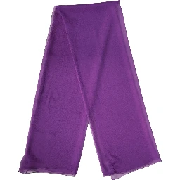 Purple Silk Neck Wrap Shawl Stole 200cm x 134cm Scarf