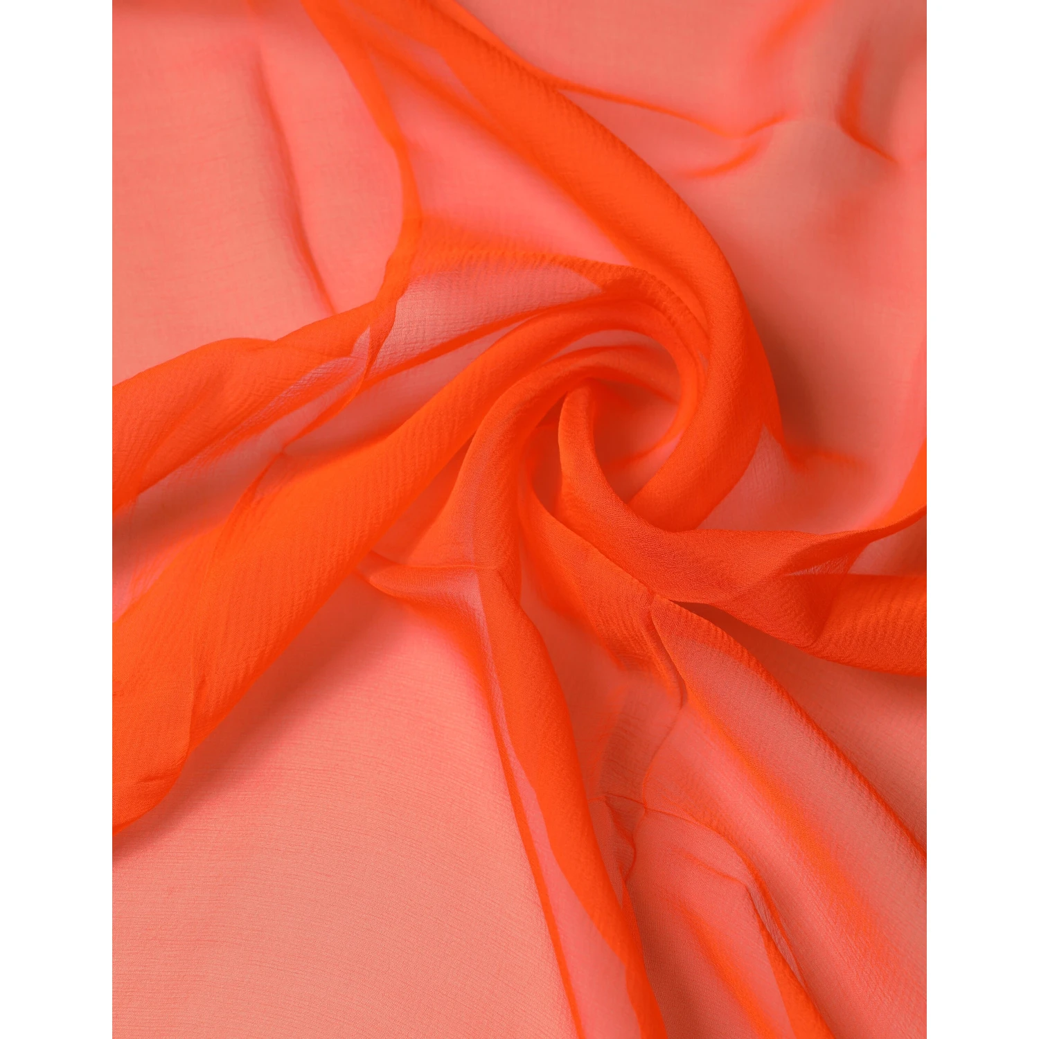 Bright Red Silk Wrap Shawl Foulard 132cm x 98cm Scarf