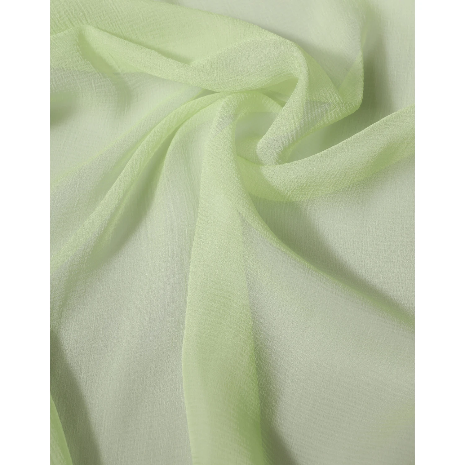 Light Green Silk Neck Wrap Stole 200cm x 134cm Scarf