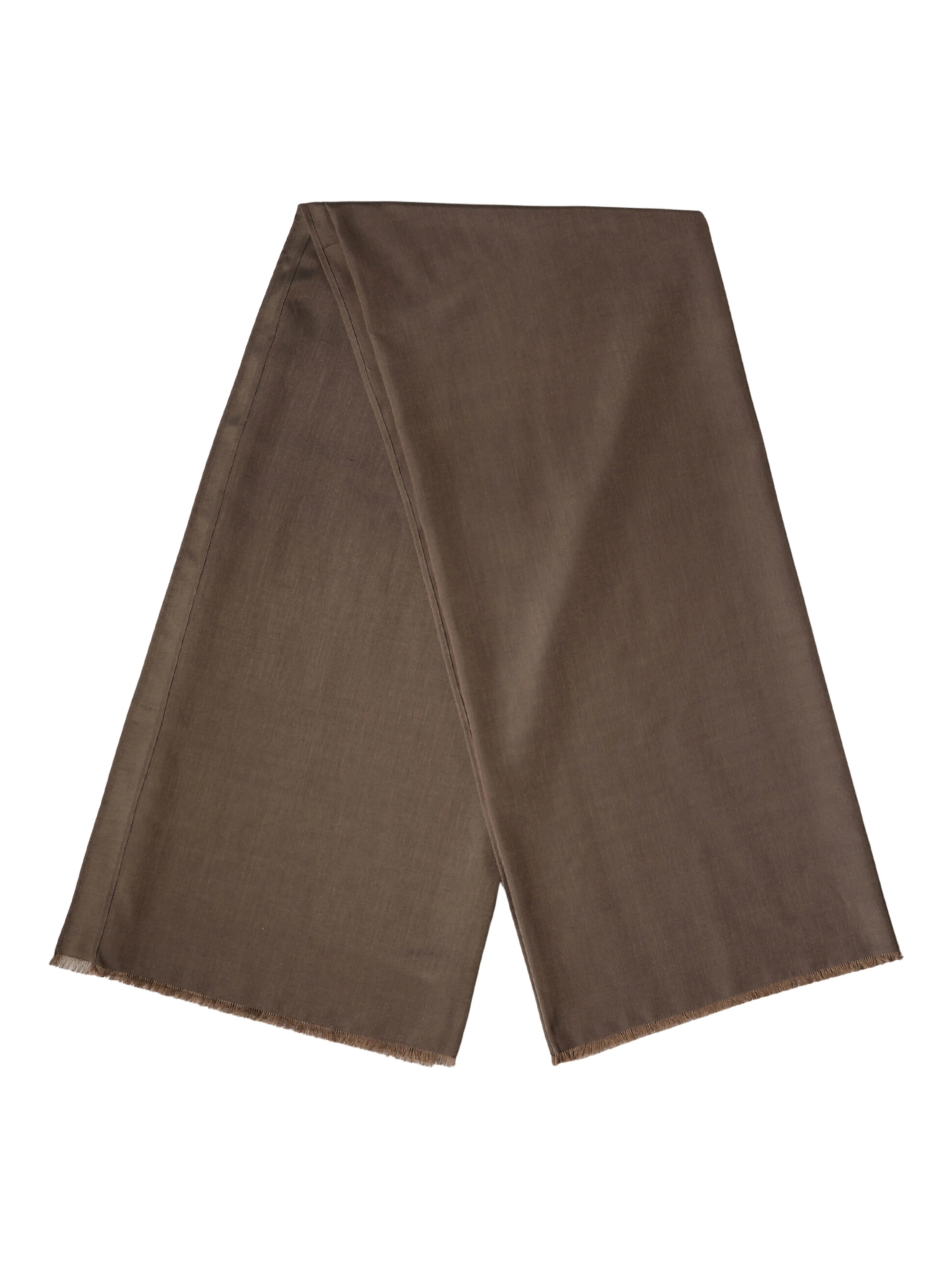 Brown Polyester Neck Warmer Shawl 185cm x 165cm  Men Scarf