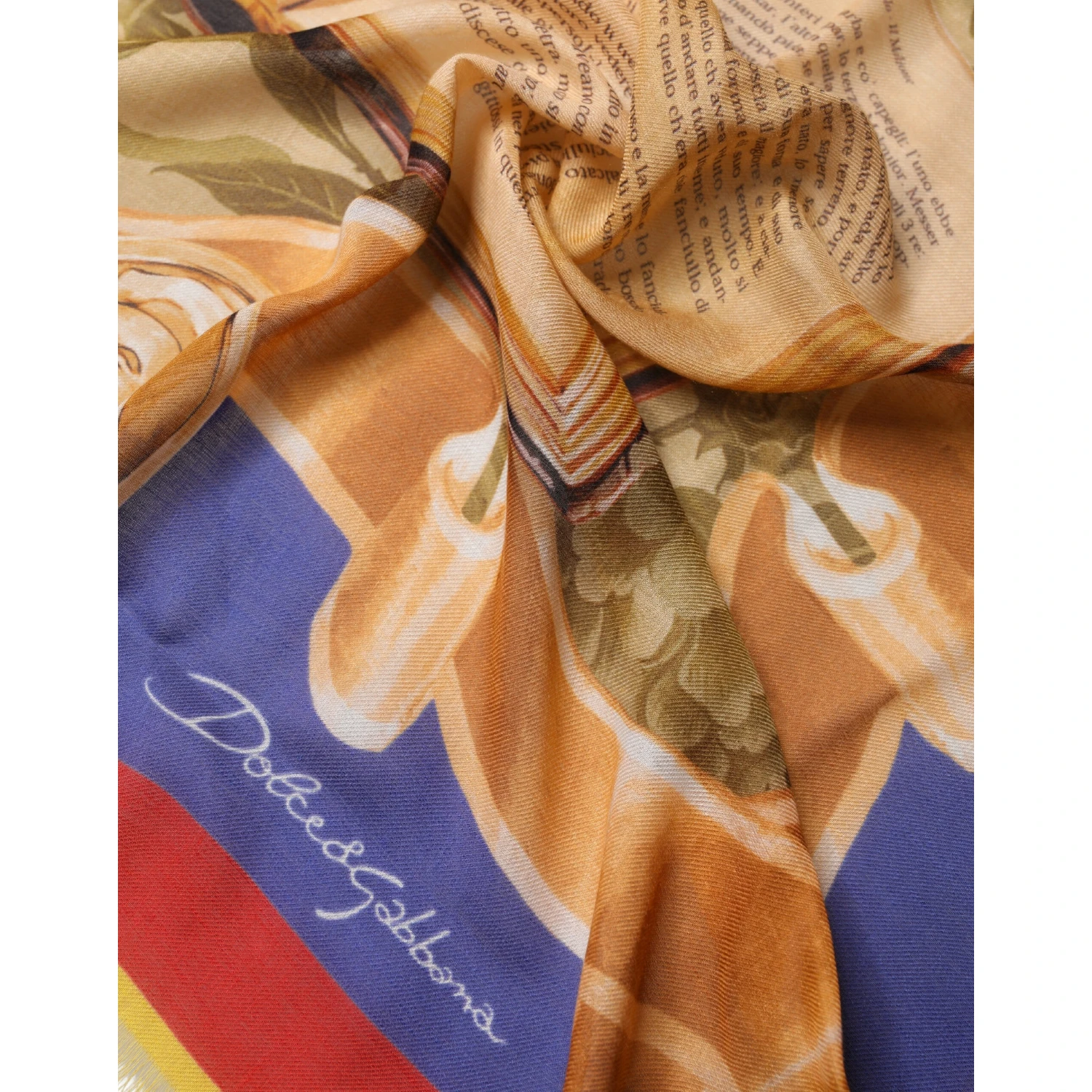 Multicolor Italy China Shawl Wrap 140cm x 130cm  Scarf