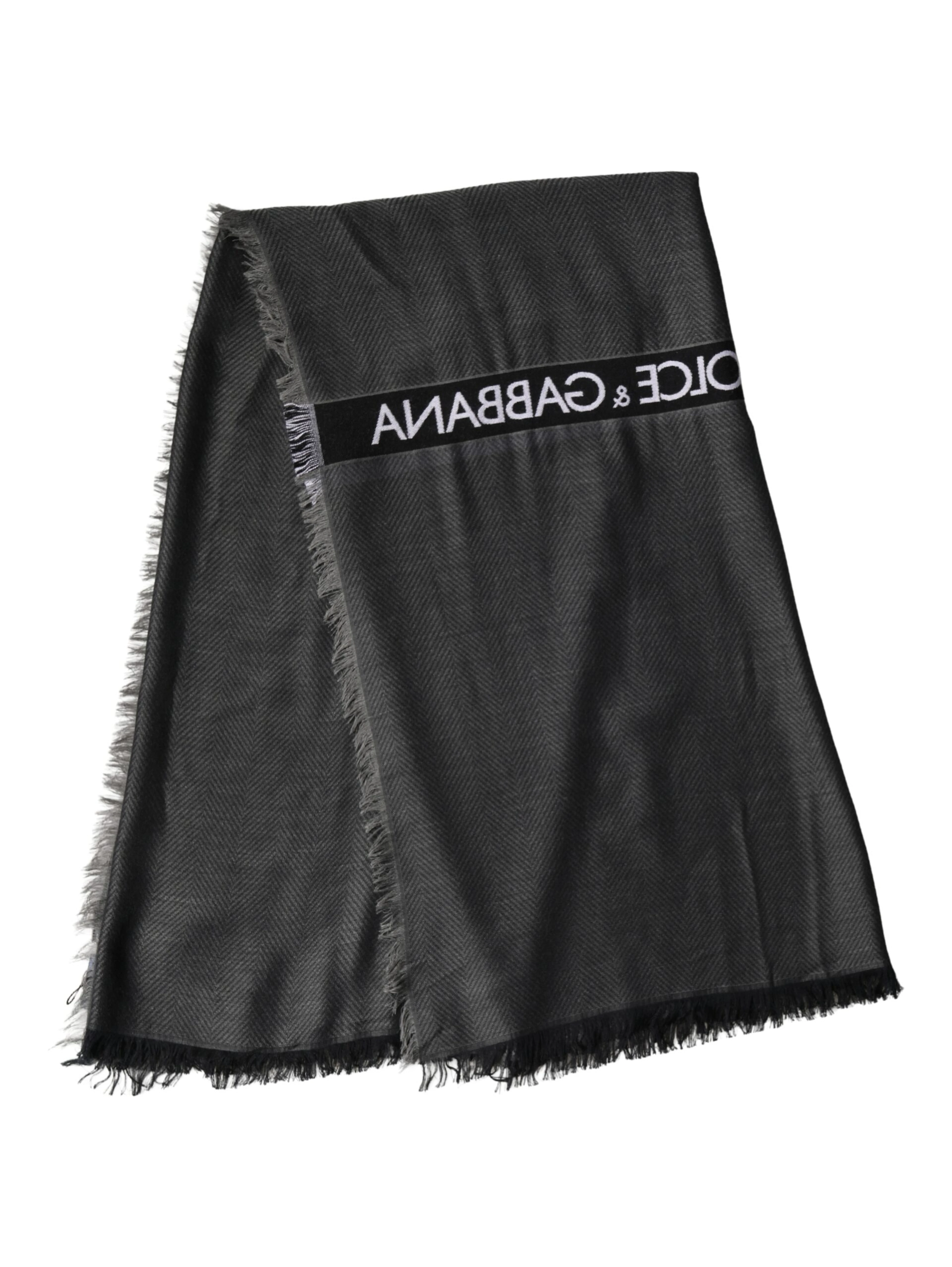 Black Modal Warmer Shawl Fringes 140cm x 134cm Men Scarf