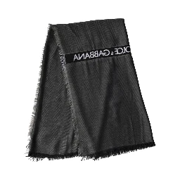 Black Modal Warmer Shawl Fringes 140cm x 134cm Men Scarf