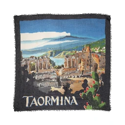 Multicolor Taormina Modal Shawl 130cm x 130cm  Men Scarf