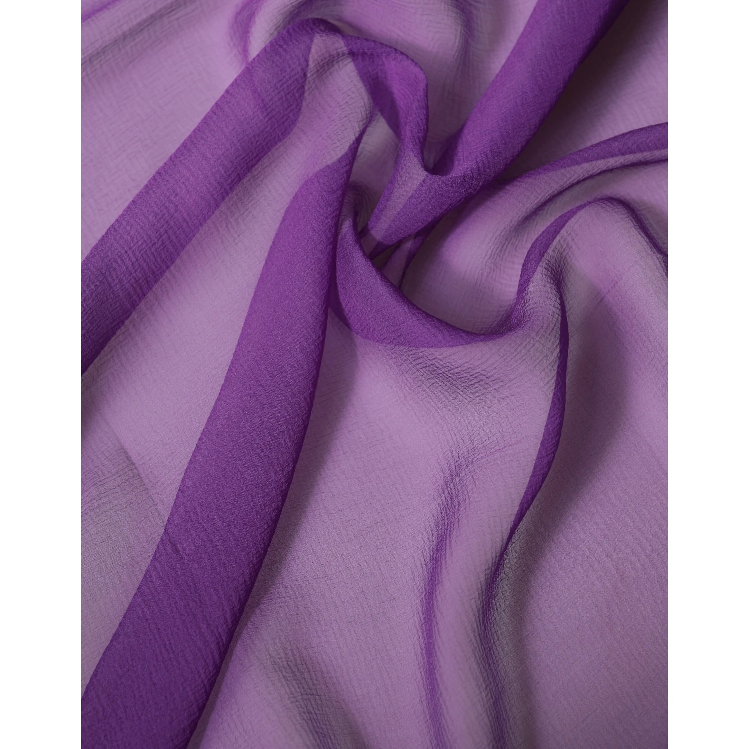 Purple Silk Neck Wrap Shawl Stole 200cm x 134cm Scarf