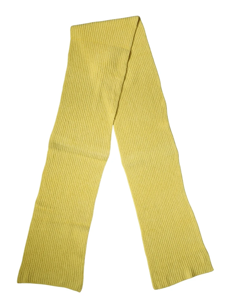 Yellow Cotton Knitted Neck Foulard 270cm x 31cm  Men Scarf alternative