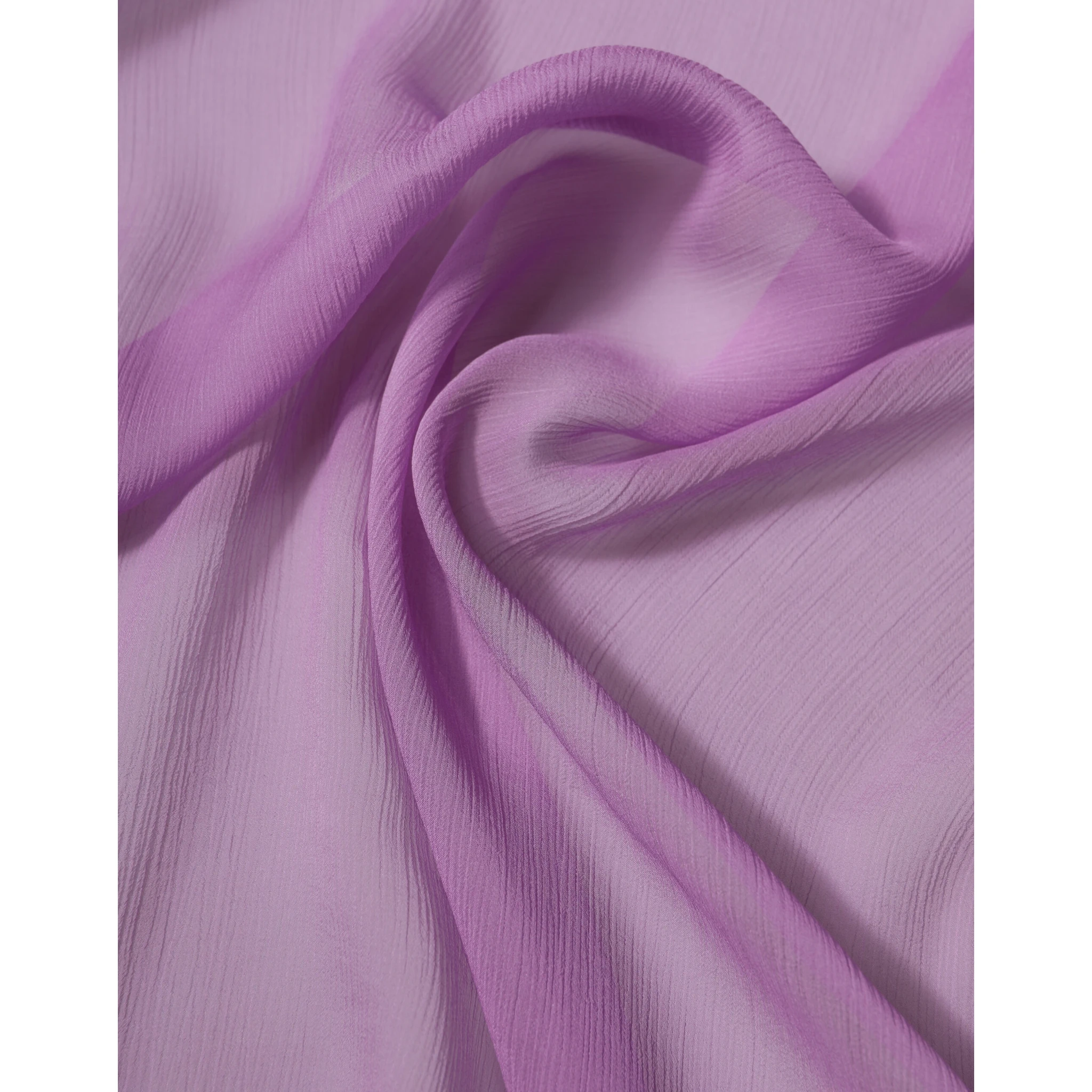 Light Purple Silk Neck Wrap Foulard 114cm x 114cm  Scarf