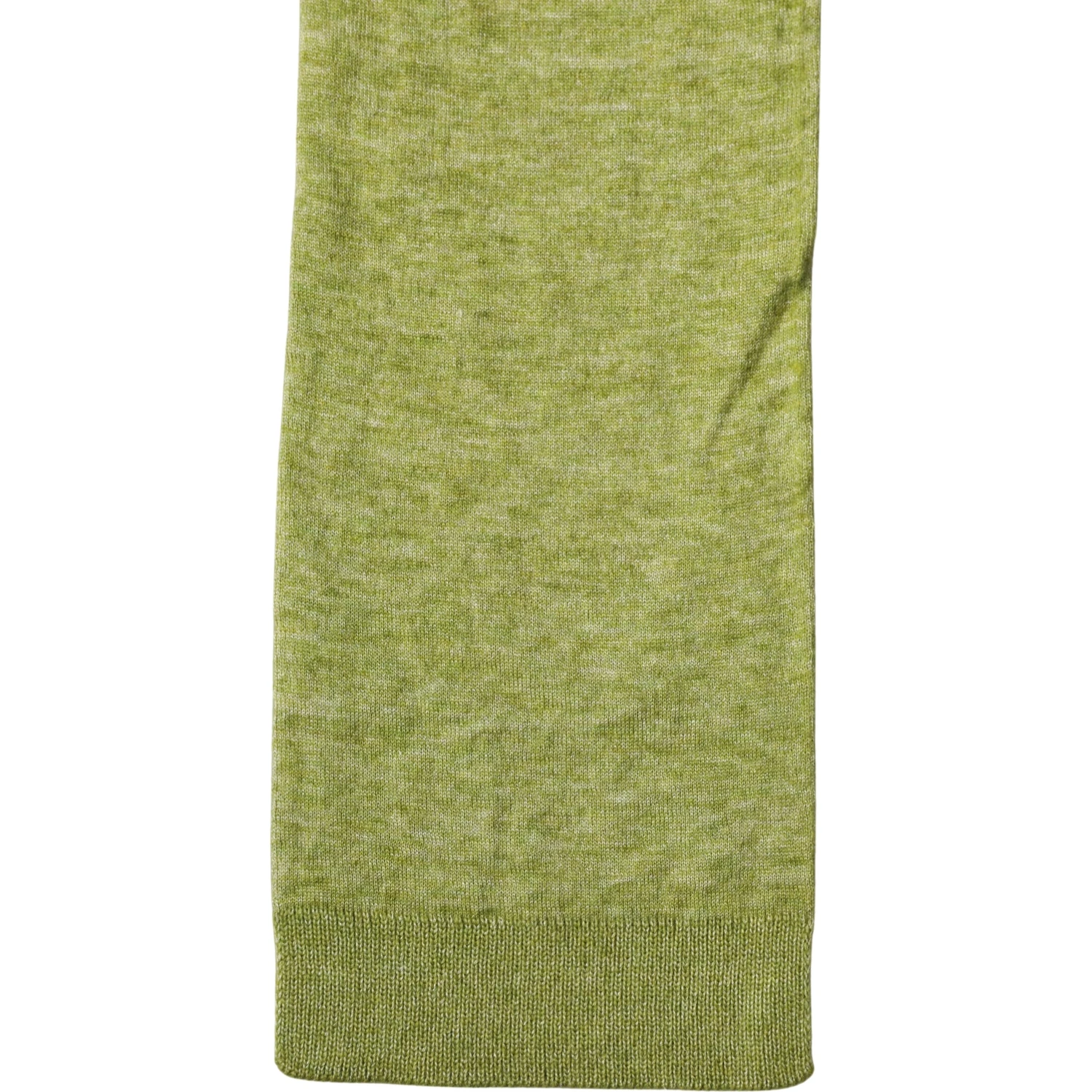 Green Cashmere Knitted Neck Foulard 280cm x11cm Men Scarf