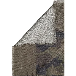 Green Camouflage Logo Cashmere 138cm x 137cm Men Scarf