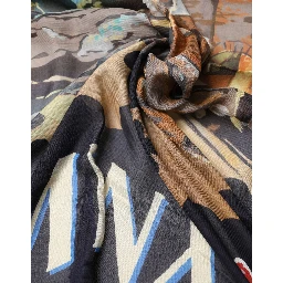 Multicolor Taormina Modal Shawl 130cm x 130cm  Men Scarf