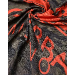 Green Camouflage Logo Cashmere 138cm x 137cm Men Scarf
