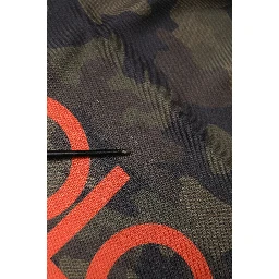 Green Camouflage Logo Cashmere 138cm x 137cm Men Scarf