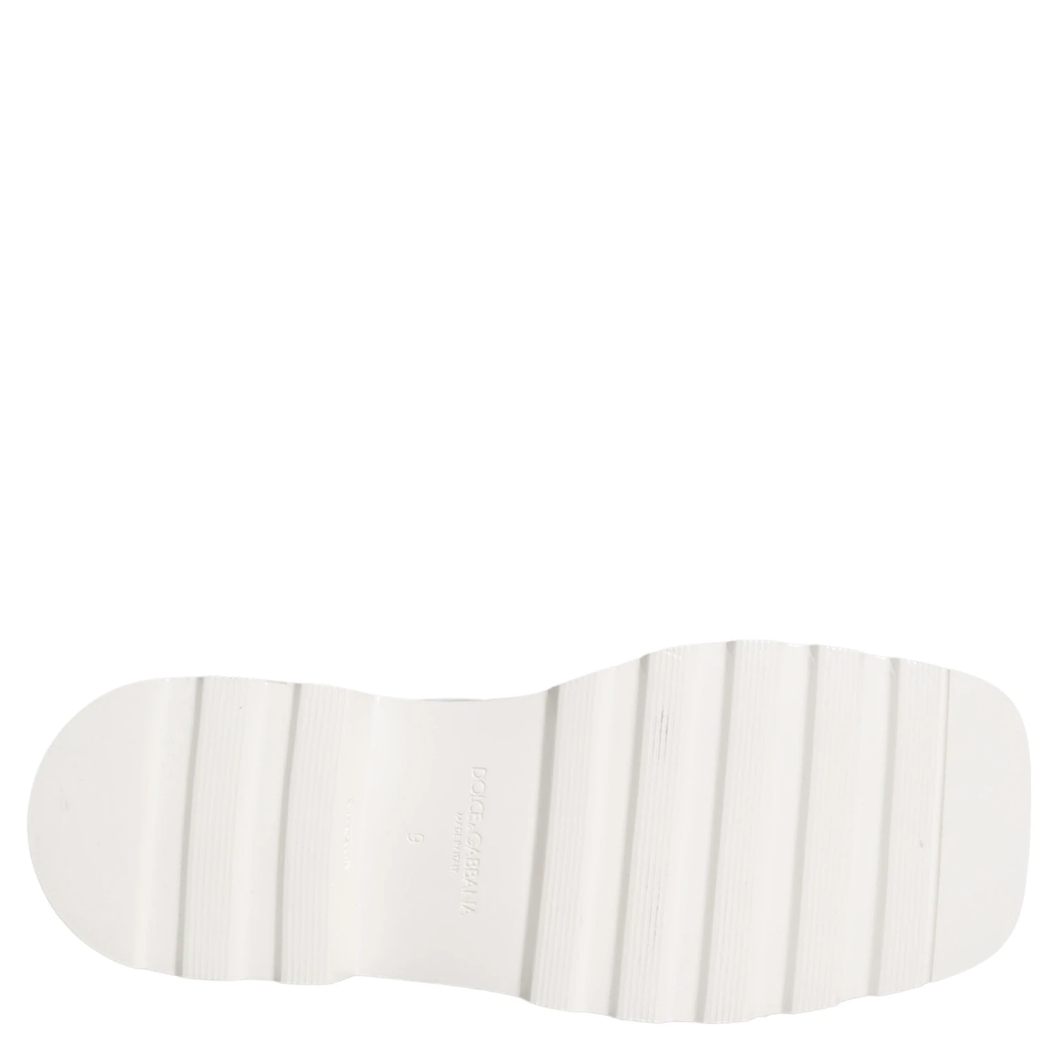 White Leather Chunky Sole Derby Shoes