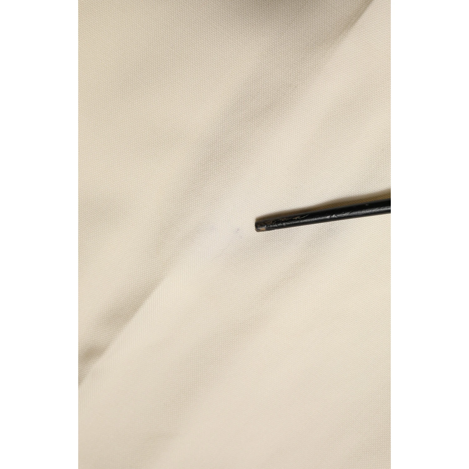 Ivory Wool Mid Waist Cropped Trouser Pants