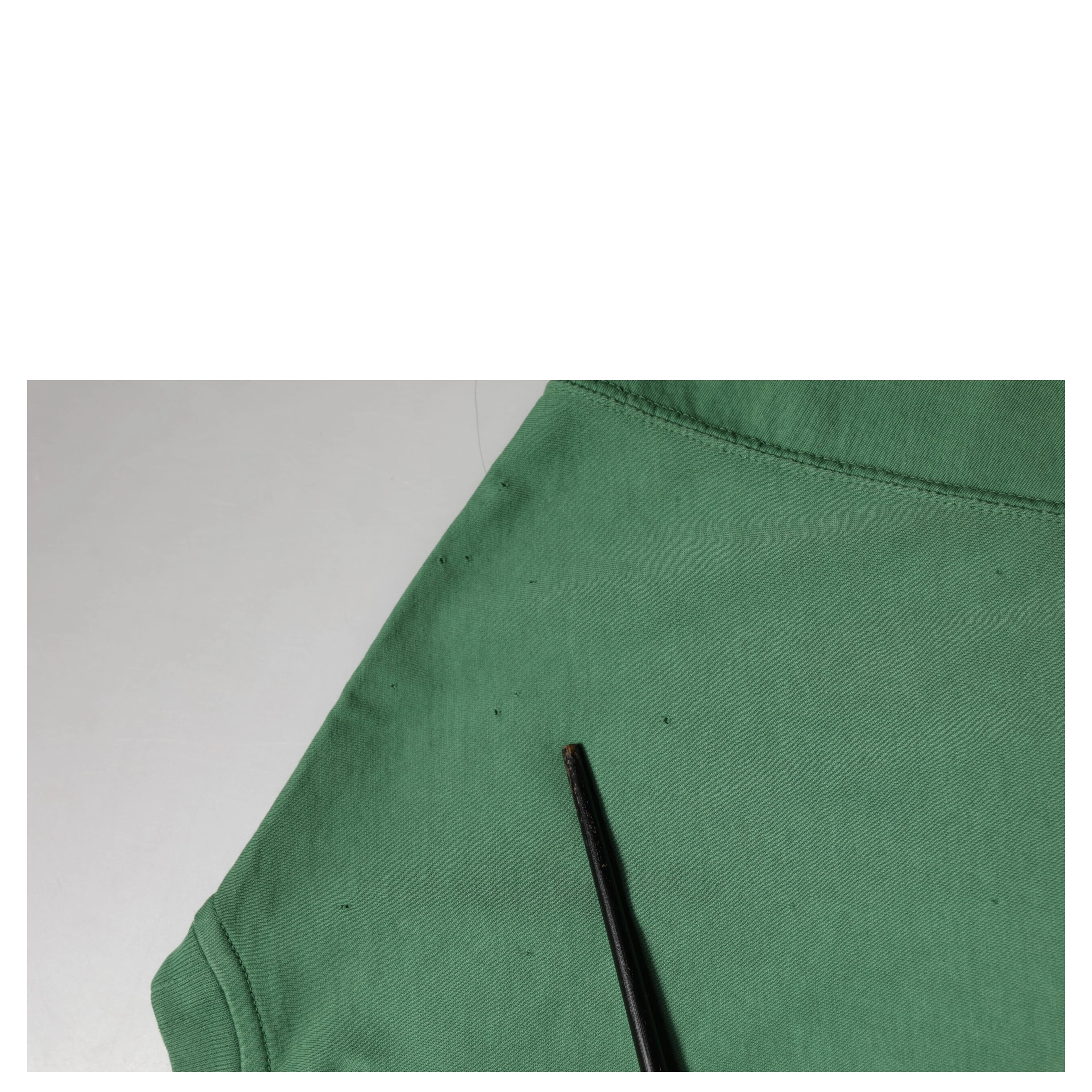 LightGreen Cotton Crewneck Short Sleeve T-Shirt
