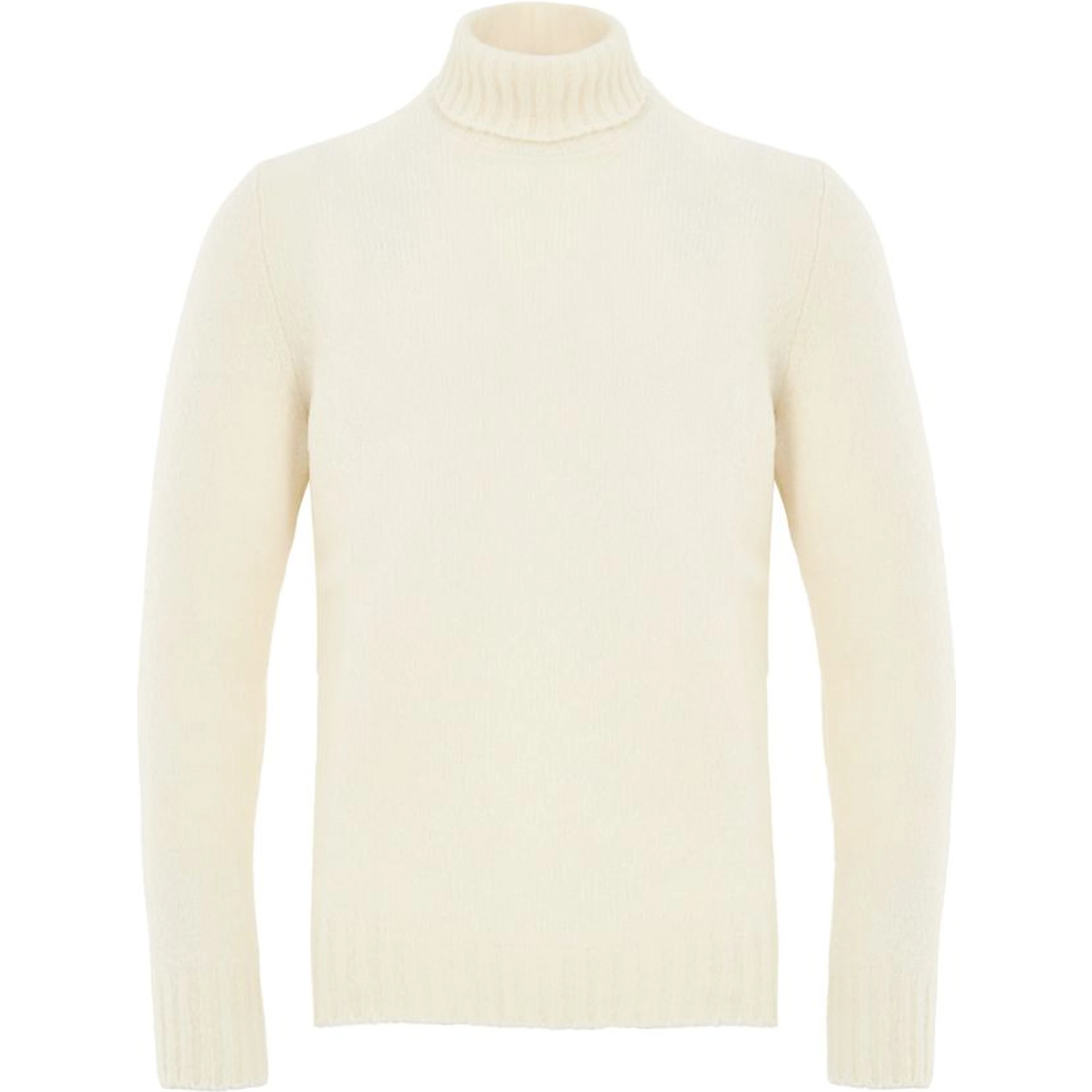 White Wool Turtleneck