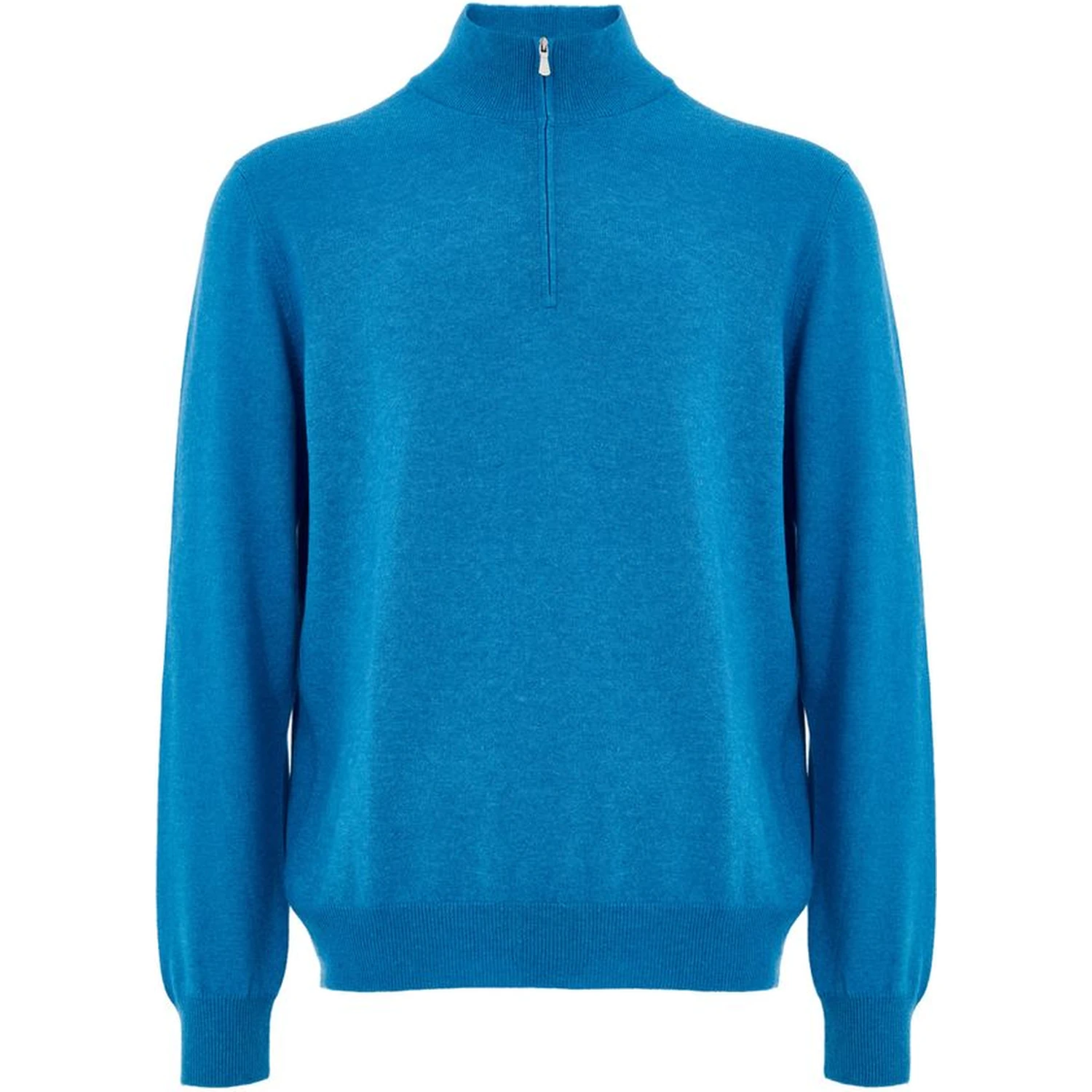 Blue Wool Turtleneck